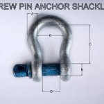 Screw Pin Anchor  Shackle DimMap